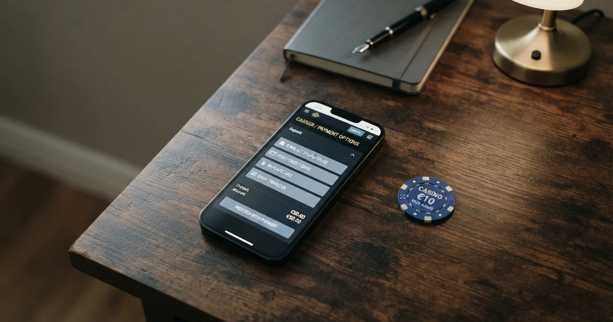 Uno schermo di smartphone che mostra la cassa di un casinò online con il logo PayPal visibile tra i metodi di pagamento, affiancato da un'icona di divieto o un simbolo di disponibilità limitata