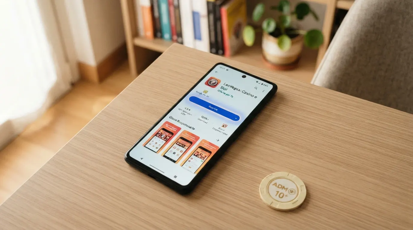 Telefono Android con la schermata di download APK dal sito ufficiale di un operatore ADM e l'interruttore «fonti sconosciute» attivato