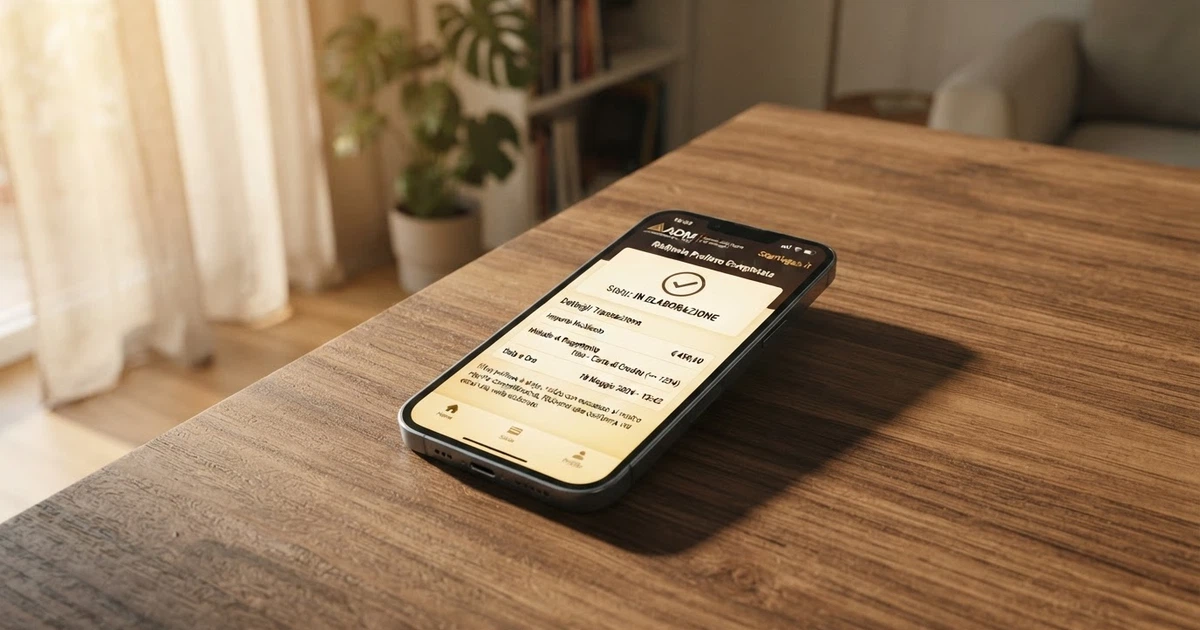 La schermata di prelievo di un casinò online ADM su smartphone con l'importo in euro e i metodi di pagamento disponibili
