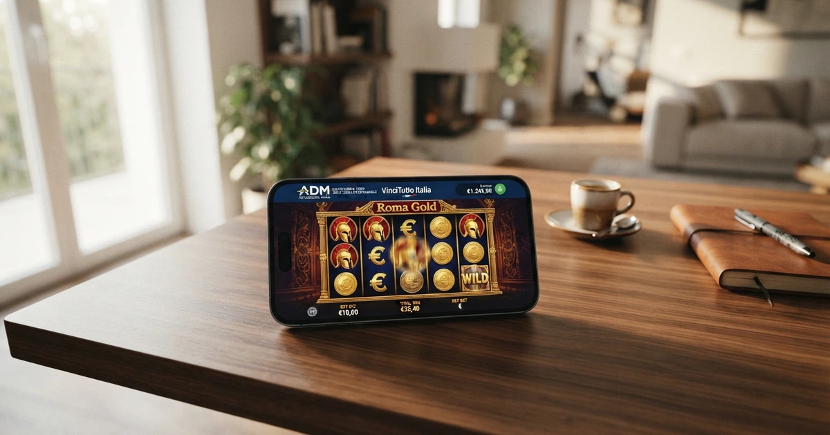 Un'interfaccia moderna di casinò online su schermo, con sezioni di gioco e un lucchetto che richiama la sicurezza